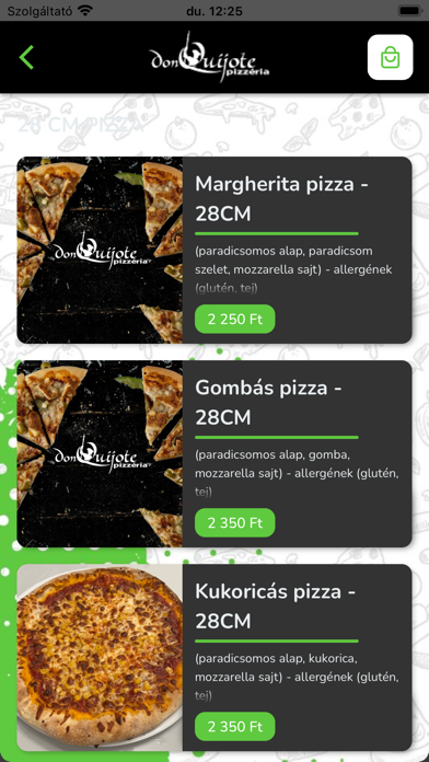 Don Quijote Pizzéria Szolnok Screenshot