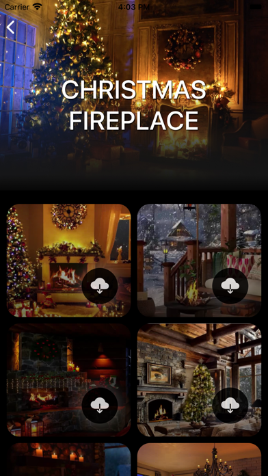 Cozy Christmas Fireplace. Screenshot