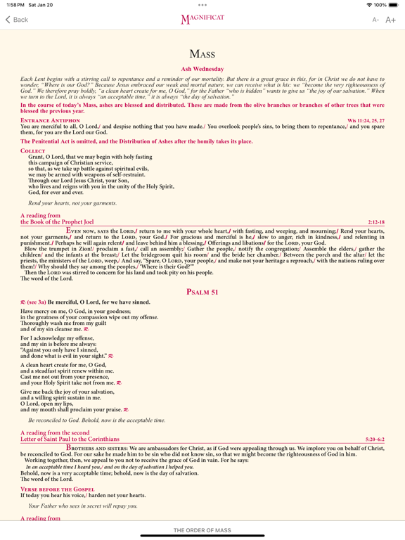 Screenshot #5 pour Lenten Magnificat 2024