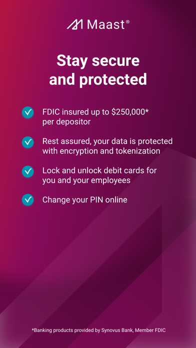 Maast: Business Banking Screenshot