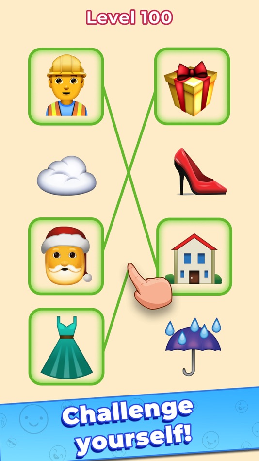 #5. Emoji Puzzle - Connect Game (iOS) By: Hiren Gabani