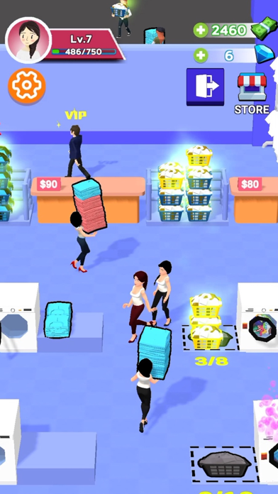 Laundry Tycoon - Business Sim Screenshot