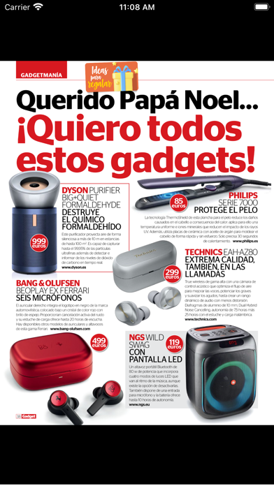 Gadget revista Screenshot