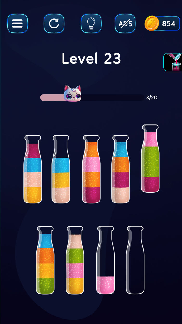 Water Color Sort Puzzle Game