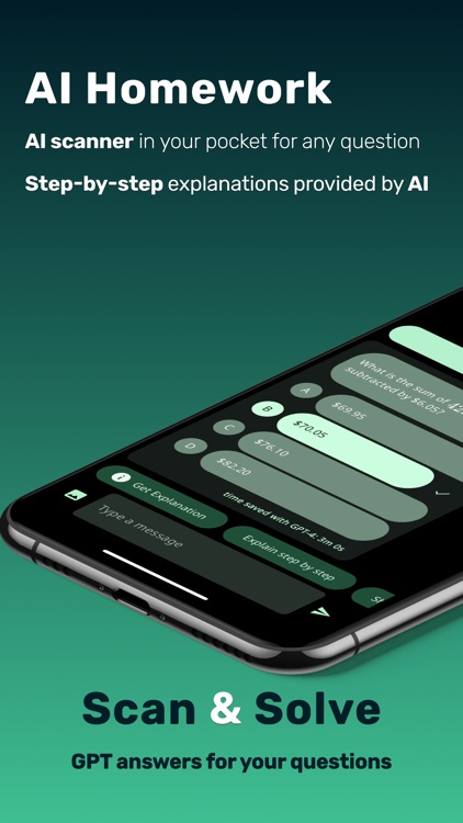 AI Homework: scan & picsolve