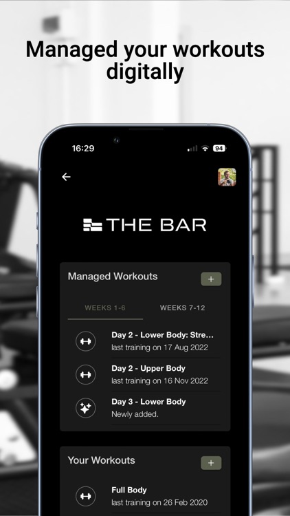 The Bar - Digital Coach