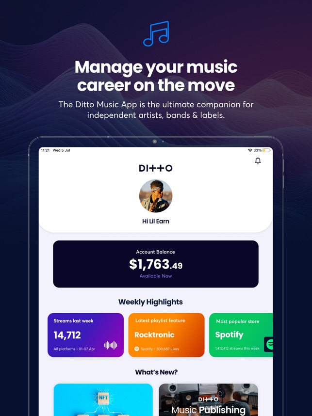 Ditto Music on the App Store