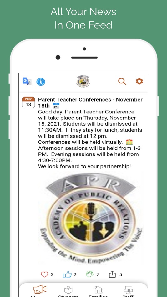 #1. Academy of Public Relations (iOS) بواسطة: New York City Geographic District 7 (Academy of Public Relations)