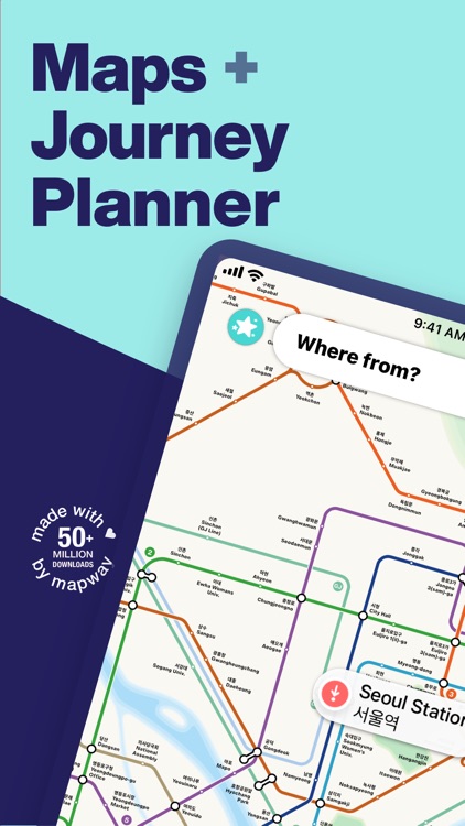 Seoul Metro Subway Map screenshot-0