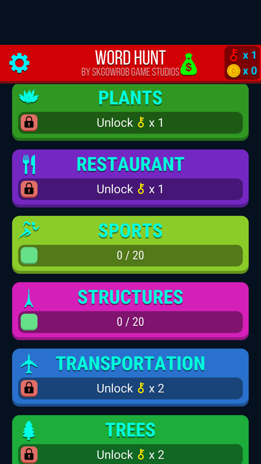 #5. Word Hunt: Word Puzzle Game (iOS) Podle: Aziza Rahman