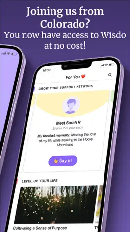 Game screenshot Wisdo: Mental Health & Support hack