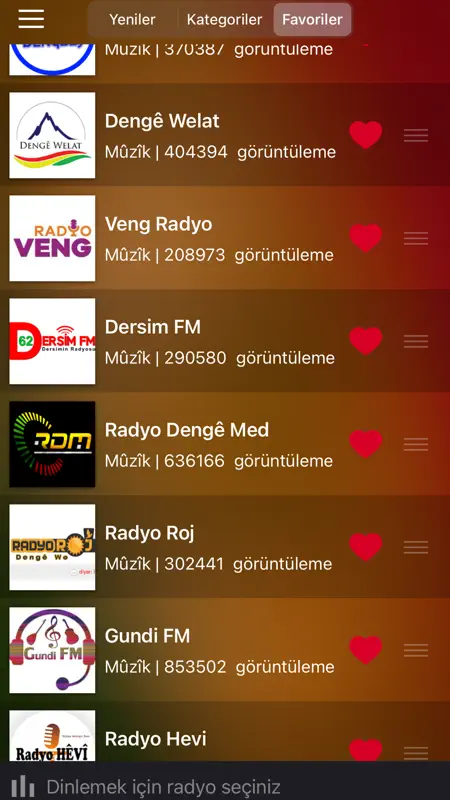 Kürtçe Radyo - Radyoyê Kurdî screenshot 3 of 4