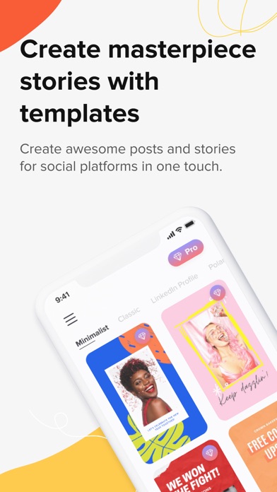 Insta Story Maker: Storly Screenshot