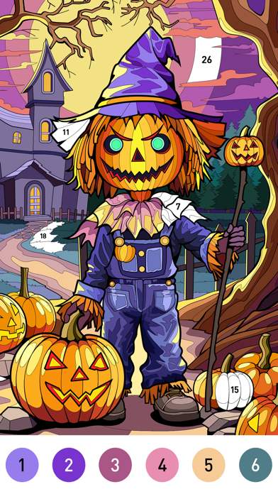 Halloween Coloring Book Games Screenshot