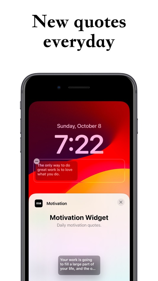 #1. Motivation Widget (iOS) 由: Kawaii
