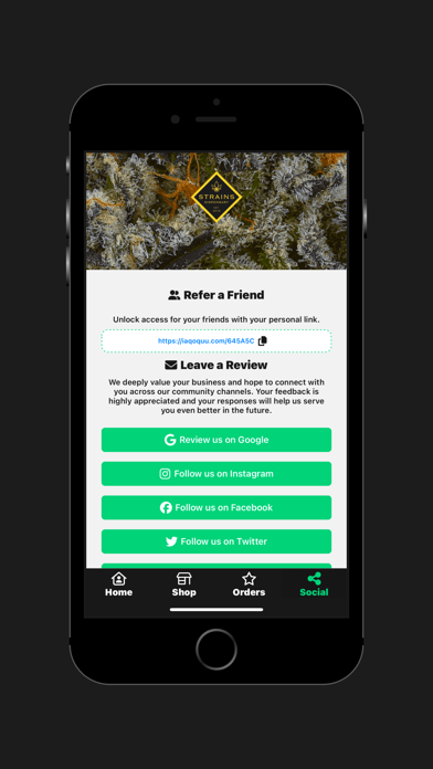 Strains Dispensary Screenshot
