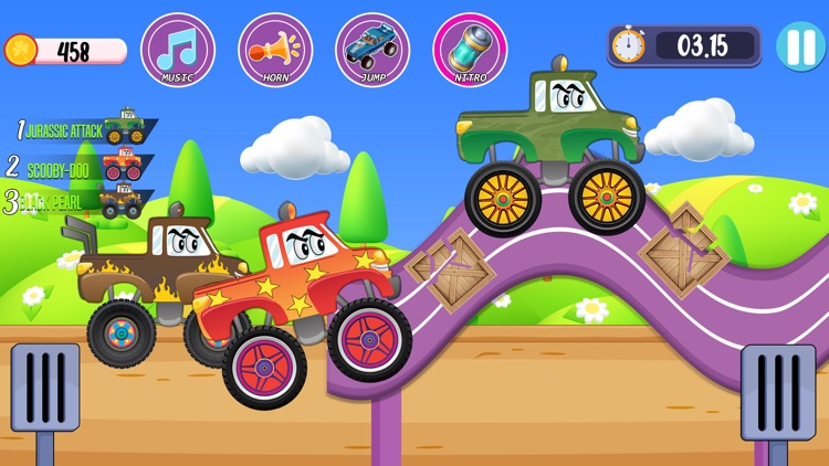 Monster Trucks Stunt Race Game screenshot-6