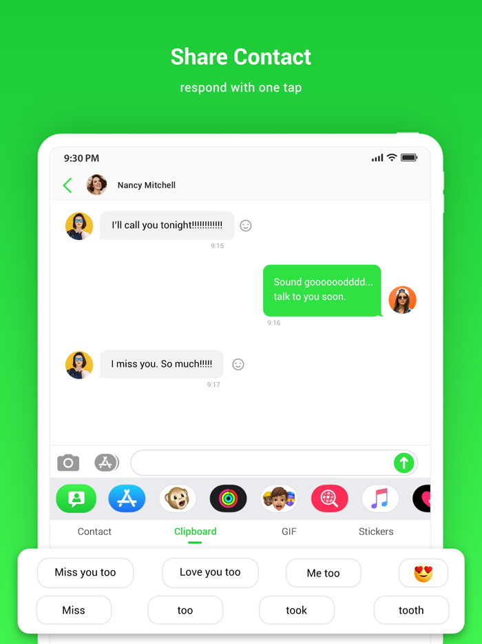 Tools for iMessage and iKeyboard