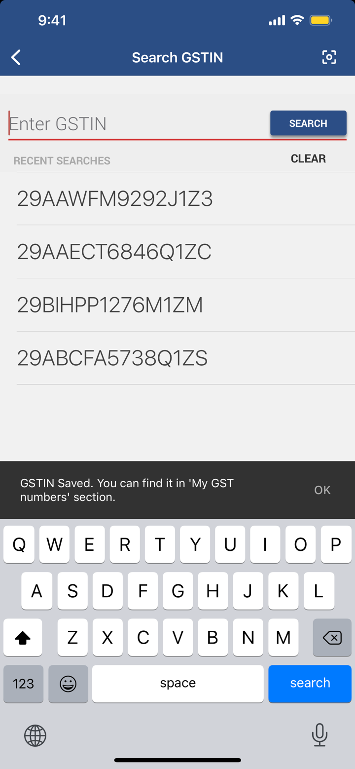 GST App - Search Verify & Save screenshot 4