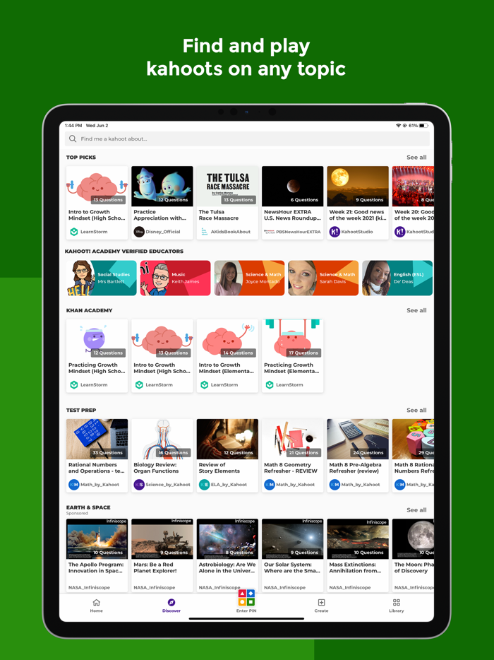 Kahoot Play and Create Quizzes