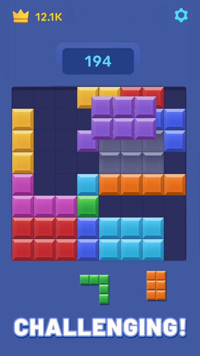 Blocky Puzzle - Relaxing Game Screenshot