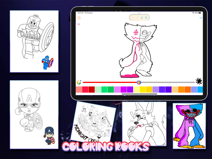 Freddy Coloring Book