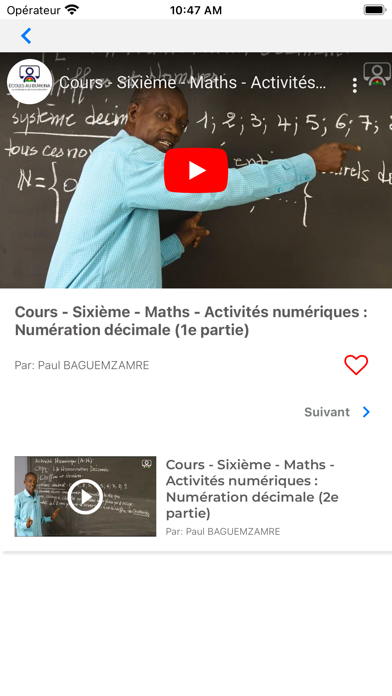 Écoles Au Burkina Screenshot