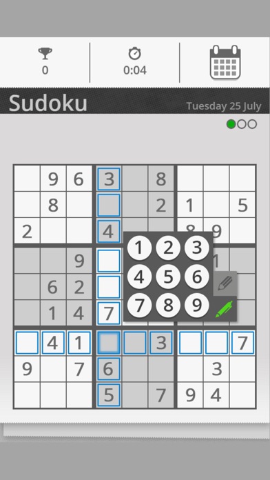 Sudoku Puzzle Diary Screenshot