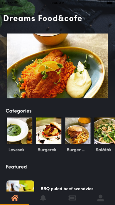 Dreams Food cofe Screenshot