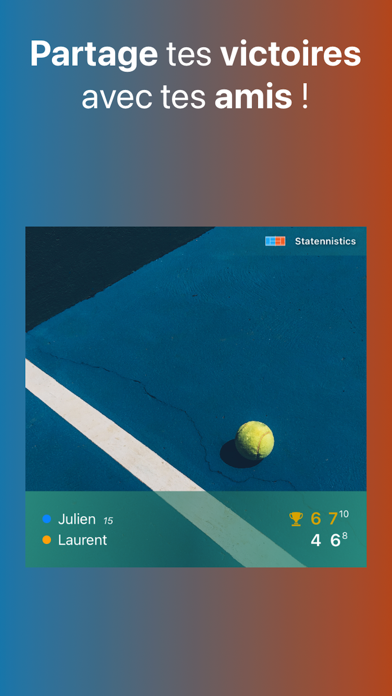 Screenshot #3 pour Statennistics: Tennis tracker