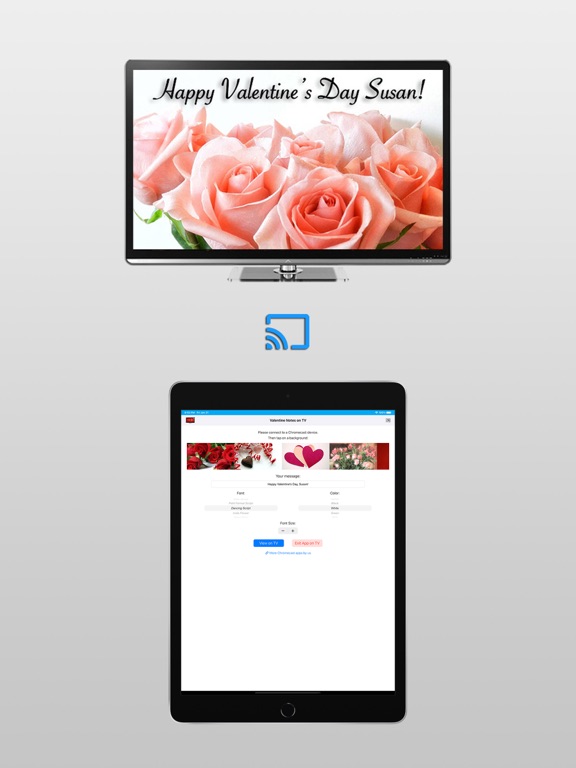 Screenshot #4 pour Valentine's Day for Chromecast