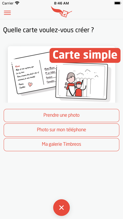 Timbreos, votre carte postale Screenshot