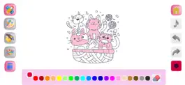 Game screenshot Kawaii Coloring Book Kids hack