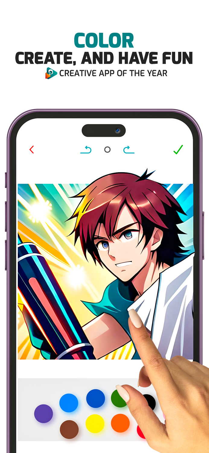 Anime Art Coloring Game