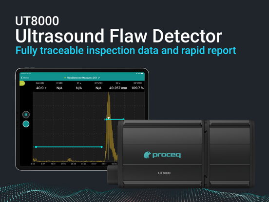 Screenshot #4 pour Proceq Flaw Detector Live
