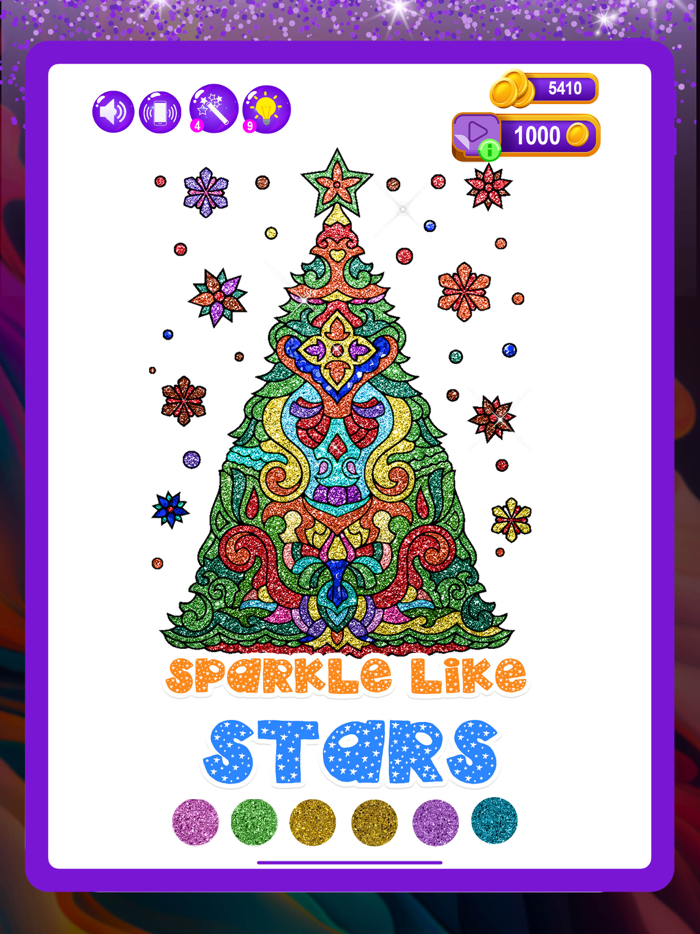Glitter Color Art Games