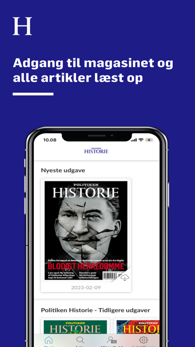 Politiken Historie Screenshot