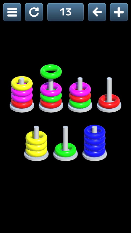 #2. Ring Sort Puzzle (iOS) 来自: Hirokazu Uno