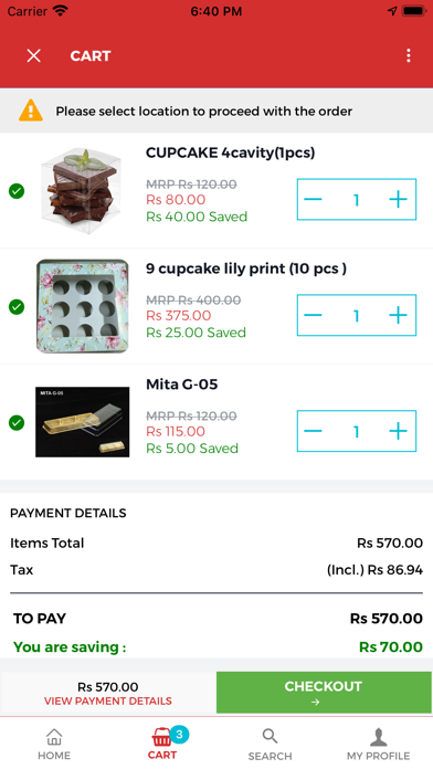 Raj Essence mart Screenshot
