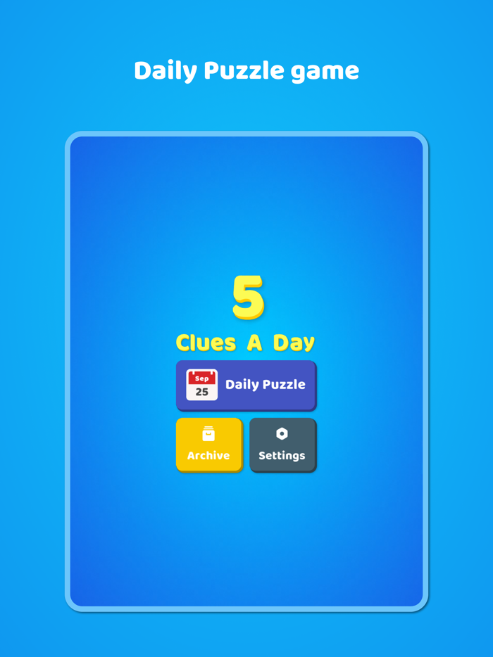 5 Clues A Day