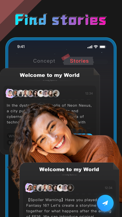 Wink - Make stories & Friends Screenshot