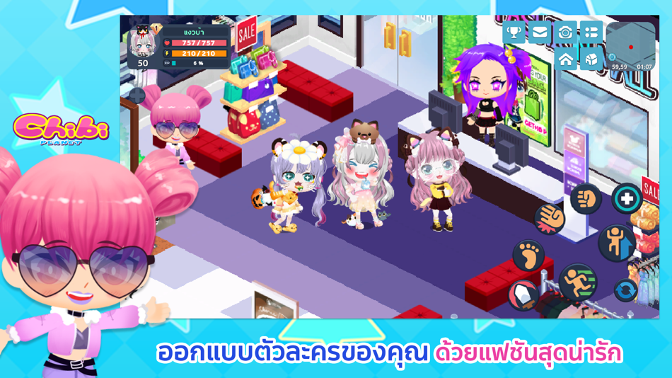 #1. Chibi Planet (iOS) Podle: Game Square Interactive