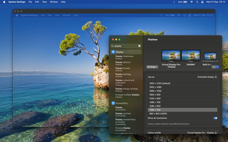 Virtual Display Pro Screenshot