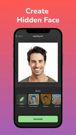 Game screenshot Hidden Face, Text: Squinty.Art apk