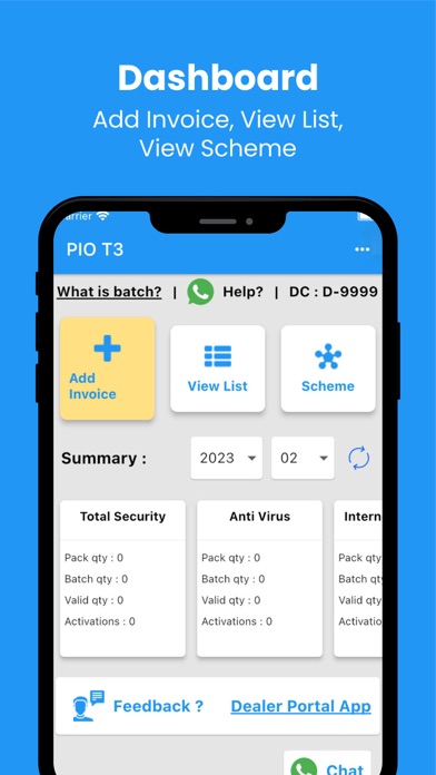 PIO T3 Stock Screenshot