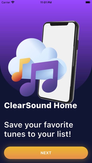 ClearSound Home Screenshot