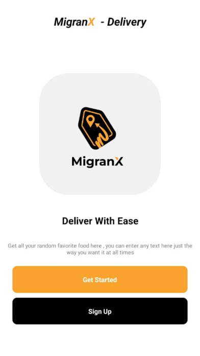 MigranX - Delivery Screenshot