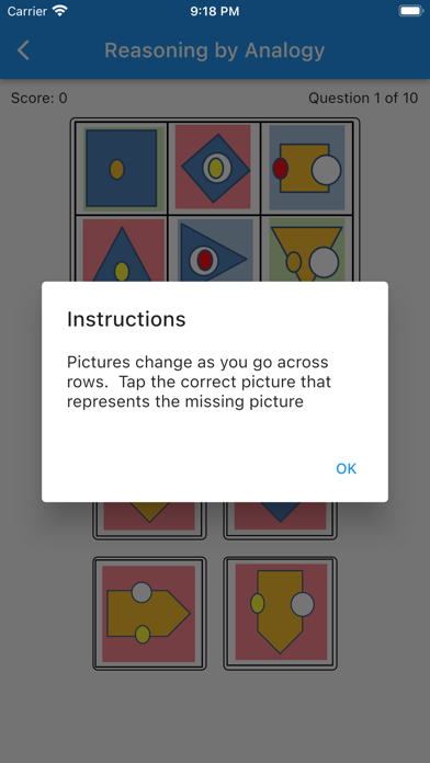 NNAT2 Ability Trainer Grade 6 Screenshot