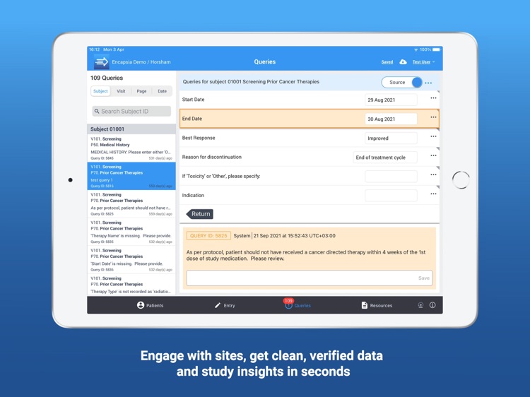 encapsia eSource screenshot-3