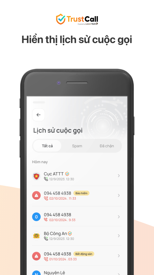 #6. TrustCall (iOS) 由: LEEON CYBER SECURITY JOINT STOCK COMPANY